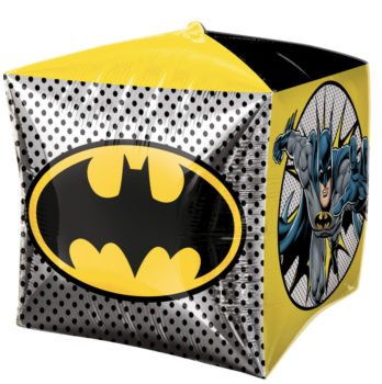 XL Folienballon Cubez - Batman Würfelform - 38cm x 38cm